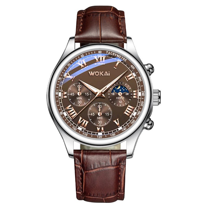 Picture of 2023 New Wokai Business Watch Quartz Sports Watch Casual Belt Men's Watch Men's Watch