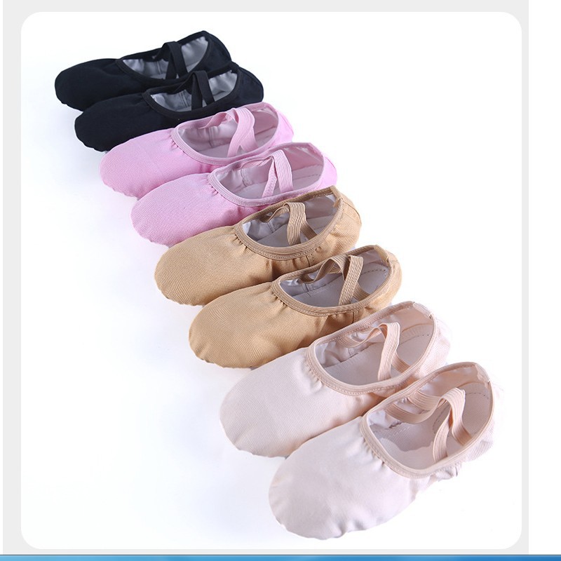 Picture of Si Tang lace-free dance shoes women's soft-soled exercise shoes adult yoga shoes cat claw shoes ballet shoes body shoes