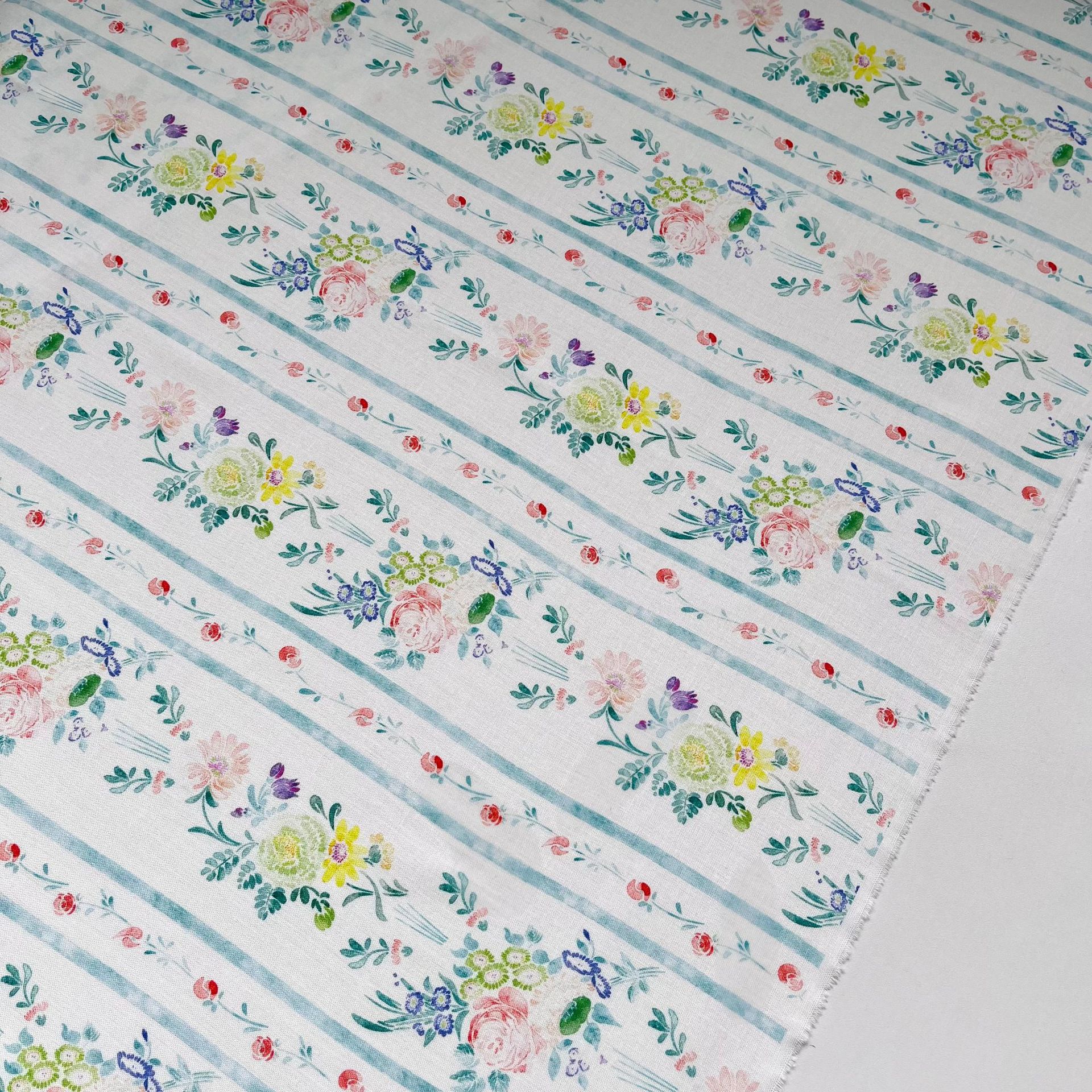 Picture of in stock Supply Cotton 20 Cotton and Linen Fabric Digital Printing Children's Clothing Shirt Hanfu New Chinese Clothing Fabric