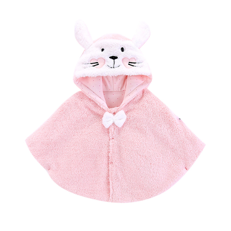 Picture of Baby's Cape Windshield Spring Autumn Winter Outgoing Windbreaker Children's Coat Quilted Girls' Baby's Small Shawl