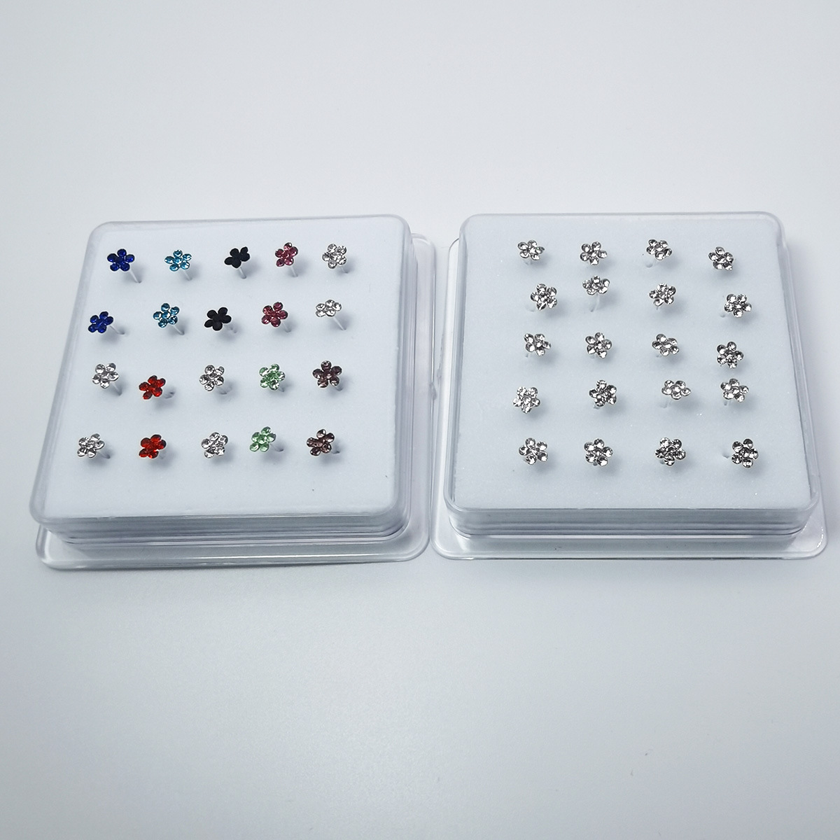 20 Pack a box of 925 silver nose nails plum nose nails