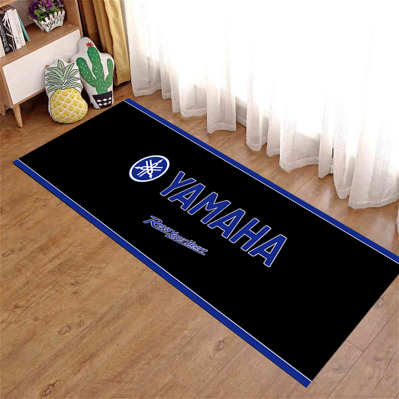 Picture of Motorcycle enthusiast carpet motorcycle display Harley Honda Ducati bedroom bedside blanket cross-border racing floor mat