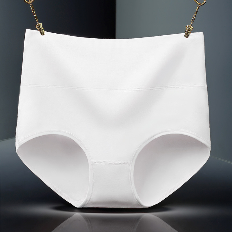 Picture of Plus Size High Waist Underwear Pure Cotton Women's Postpartum Abdominal Women's Underwear Cotton Cross-border Hip-lifting High Waist Women's Underwear