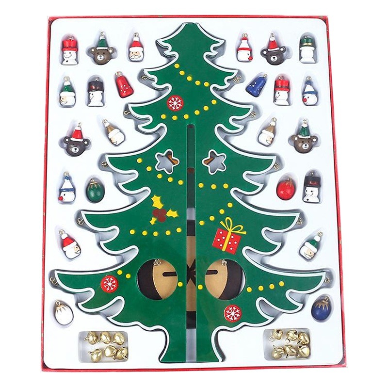 New Children diy Christmas tree wholesale three pieces Christmas tree puzzle handmade Christmas decoration supplies