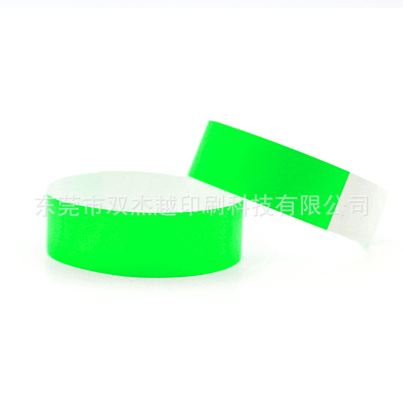 Picture of Spot disposable bracelet waterproof tear-proof identification synthetic paper exhibition admission ticket disposable wrist strap