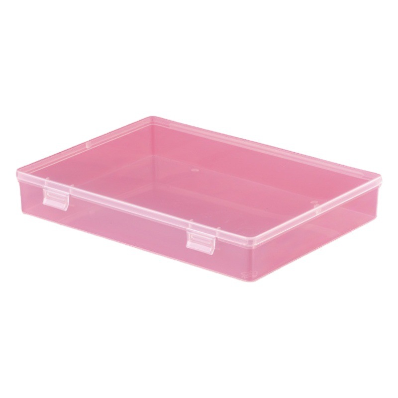 New rectangular transparent plastic box with lid PP storage box product packaging box parts tool box