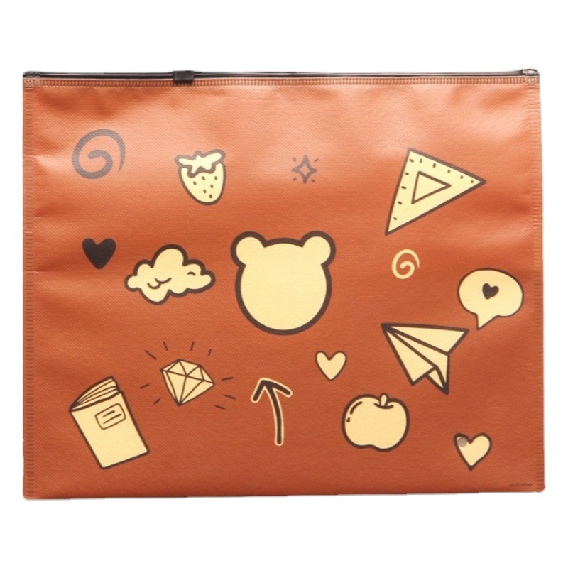 Bear cartoon non-woven bag children's clothing clothes bag dance socks pantyhose travel storage bag