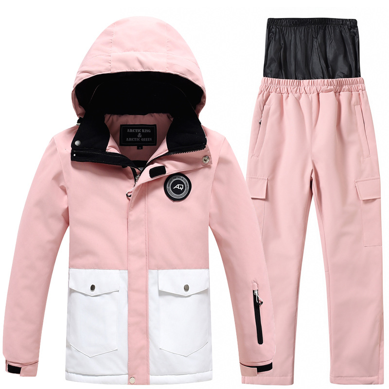 Picture of New Children's Ski Suit suit Boys and Girls Winter Outdoor Waterproof Warm Thickened Children's Ski Suit