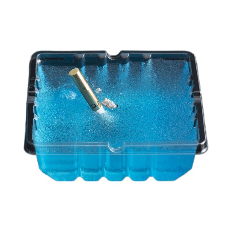 Picture of [disposable ashtray factory wholesale] portable creative crystal ashtray lazy people wash-free ashtray smoke sand