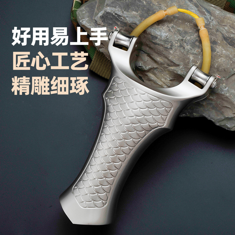 Picture of Net Celebrated New Green Hunting Pulley Built-in Bearing Slingshot Pulley Enhanced Edition High Precision Outdoor Fish Shooting Steel Ball Two