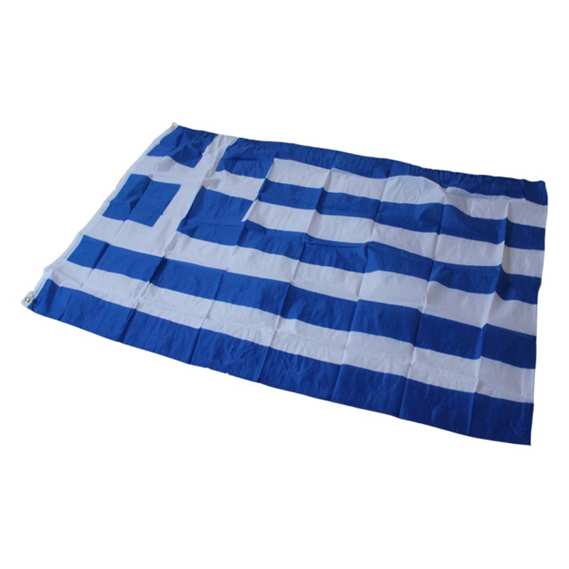 Spot wholesale 90 * 150cm 3 * 5ft Greek flag No. 4 polyester flag AliExpress Taobao supply