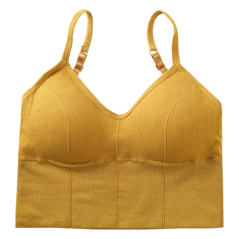 Kaka's Same Style Large U-Shaped Thread Beautiful Back Wrapped Chest Tube Top Seamless Wire-Free Bottoming Sports Vest Suspbottomer Intimates