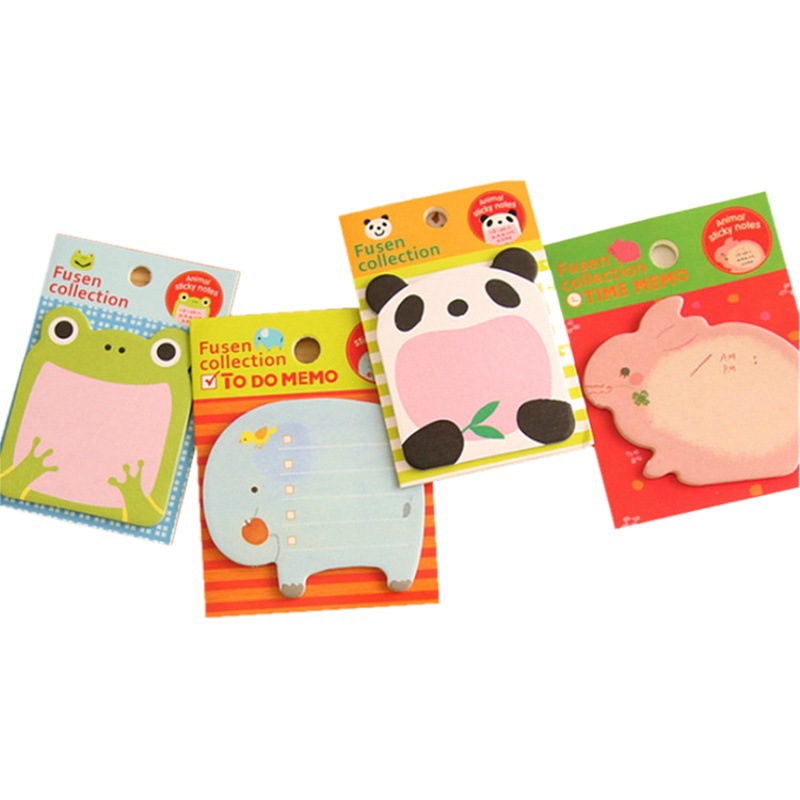 Creative Stationery Simple Cute Animal Panda Happy Cartoon Creative Note Book Office Sticky Note N Times
