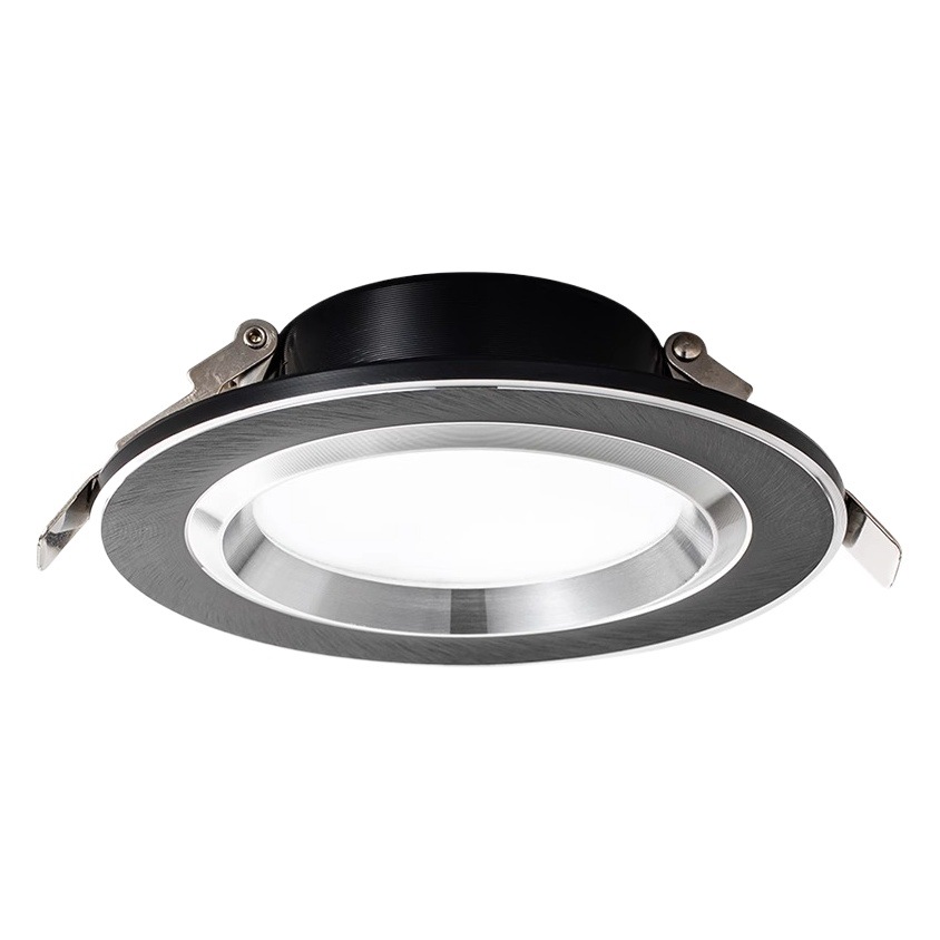 Downlight Embedded Hole Light LED Downlight Built-in Downlight Anti-glare Household Three-color Variable Light Downlight Living Room Away