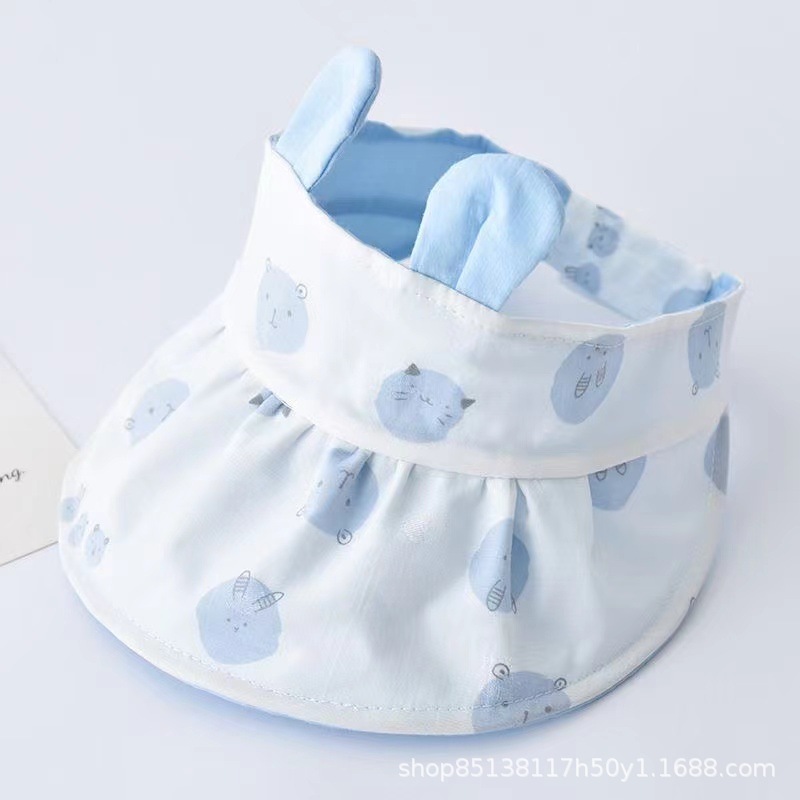 Picture of Baby hat summer thin sun hat cute super cute baby sun protection sun hat empty top hat men and women baby hat