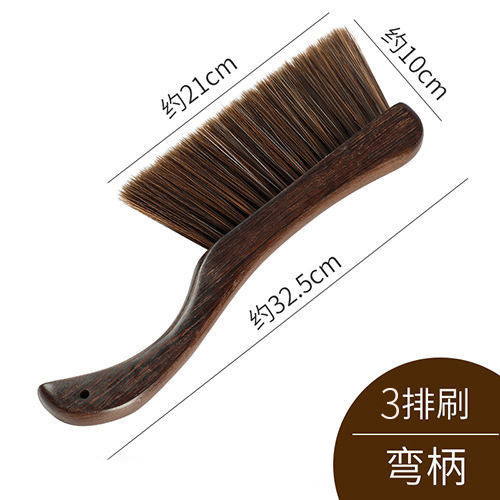 Picture of Household Chicken Wing Wooden Sofa Bed Brush Large Size Long Handle Cleaning Brush Sofa Bed Wooden Dust Removal Bed Brush