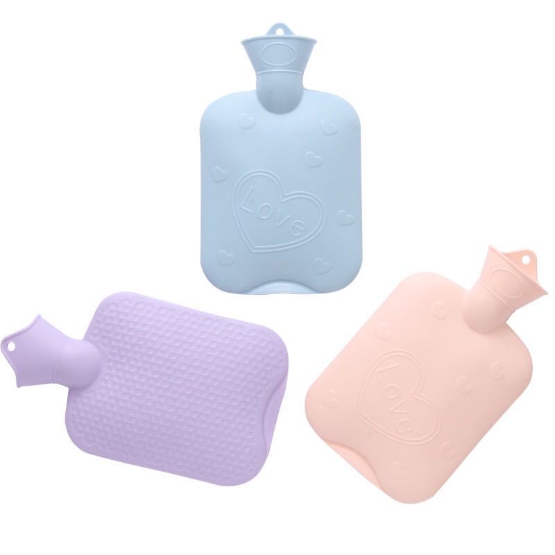 Picture of Three-piece hot water bag with cloth cover water injection waist warming belly warming Kaola belt PVC hot water bag warm belt