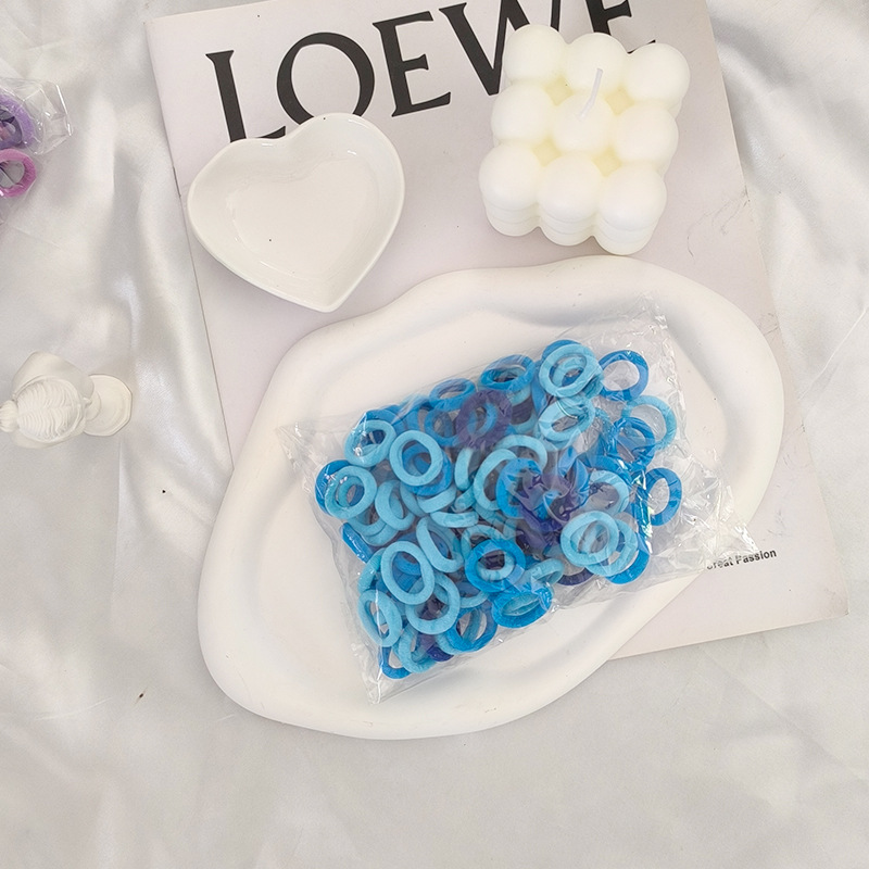 Picture of Single Wholesale Black Headband Hair Tie for Women Korean Style High Elasticity Does Not Hurt Hair Rubber Band High Ponytail Baby Hair Accessories