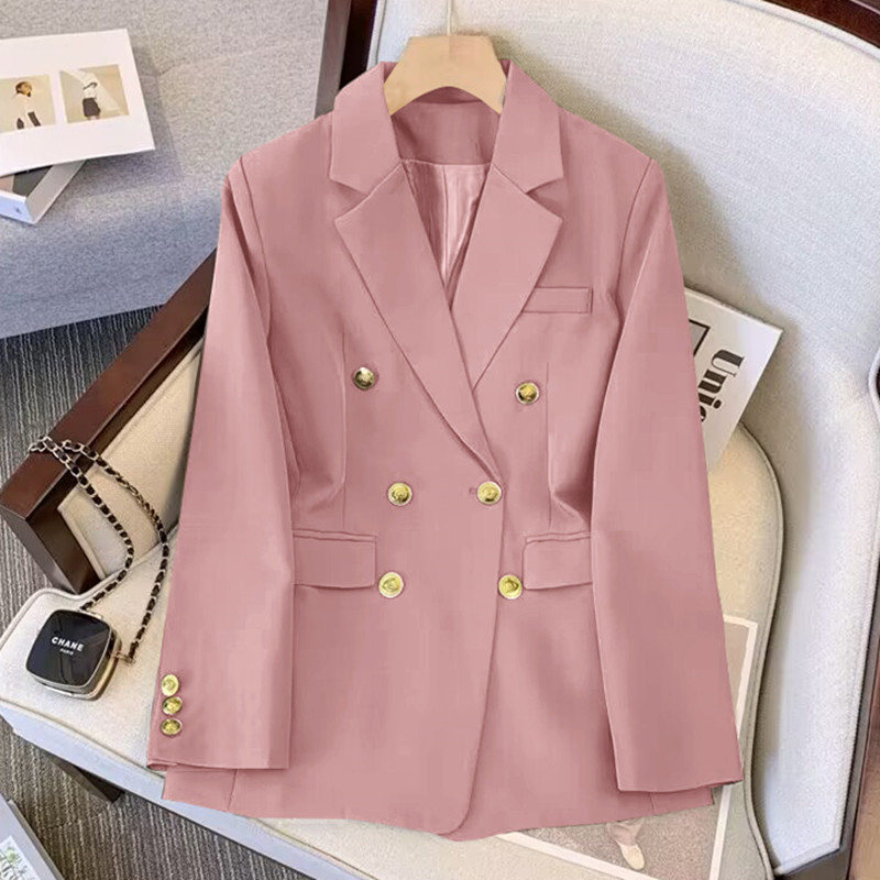 Picture of Black High-end Internet Celebrity 2024 Spring and Autumn New Arrival Small Casual All-match Socialite Retro Top Small Suit Jacket