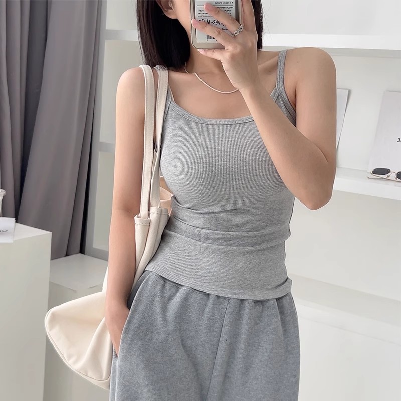 300g high elastic fine thread condole belt small vest women's summer cotton outer wear Joker coat foreign trade cross-border explosions