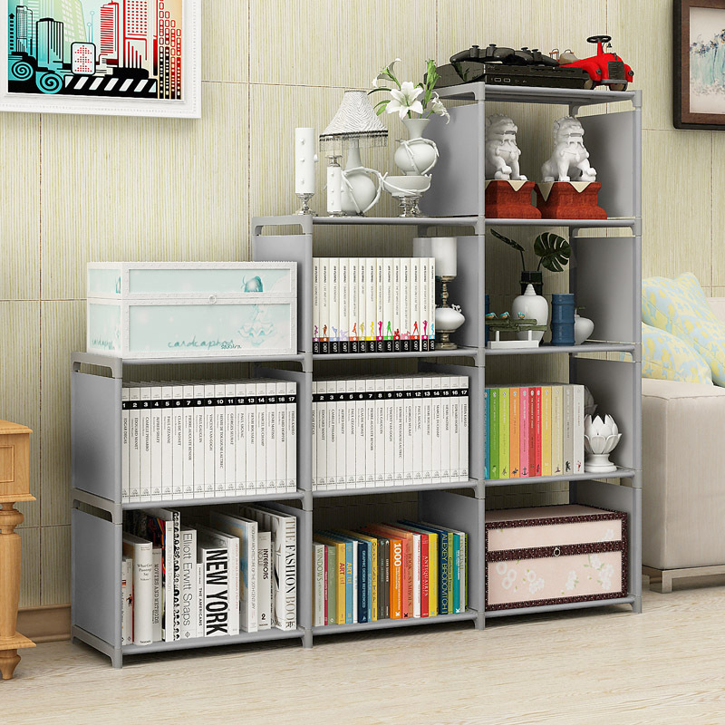 Picture of Bookcase trapezoidal bookshelf multi-layer combination bookcase shelf children student bookshelf classroom locker storage bookshelf