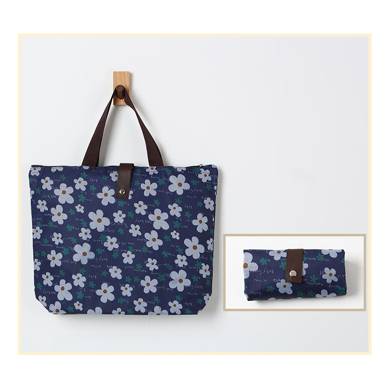 Picture of Oxford Cloth Foldableing Shopping Bag Satchel Shopping Bag Satchel Advertising Environmentally Friendly Foldableable Grocery Shopping Bag Customization