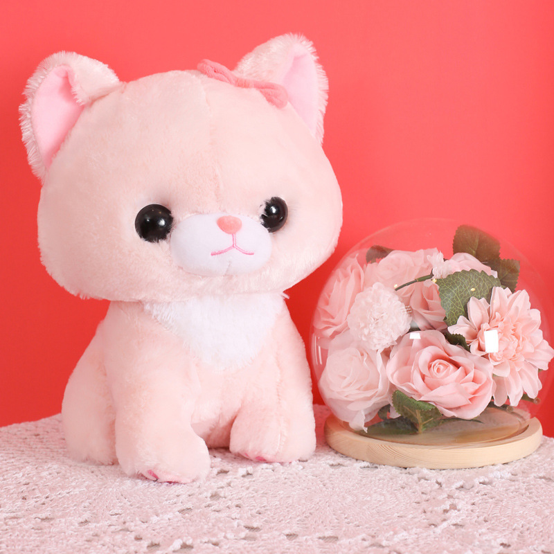 Picture of Cute Sitting Posture Rice Cake Milk Cat Plush Toy Doll Cat Series Doll Cross-border Plush Toy