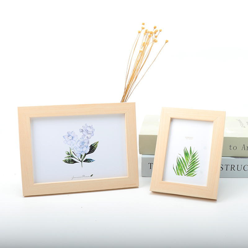 Picture of Large Size Wooden Photo Frame Table Wholesale 567 Inch 8inch 10inch Framed Picture Frame Retro A4A3 Wall Hanging Photo Wall