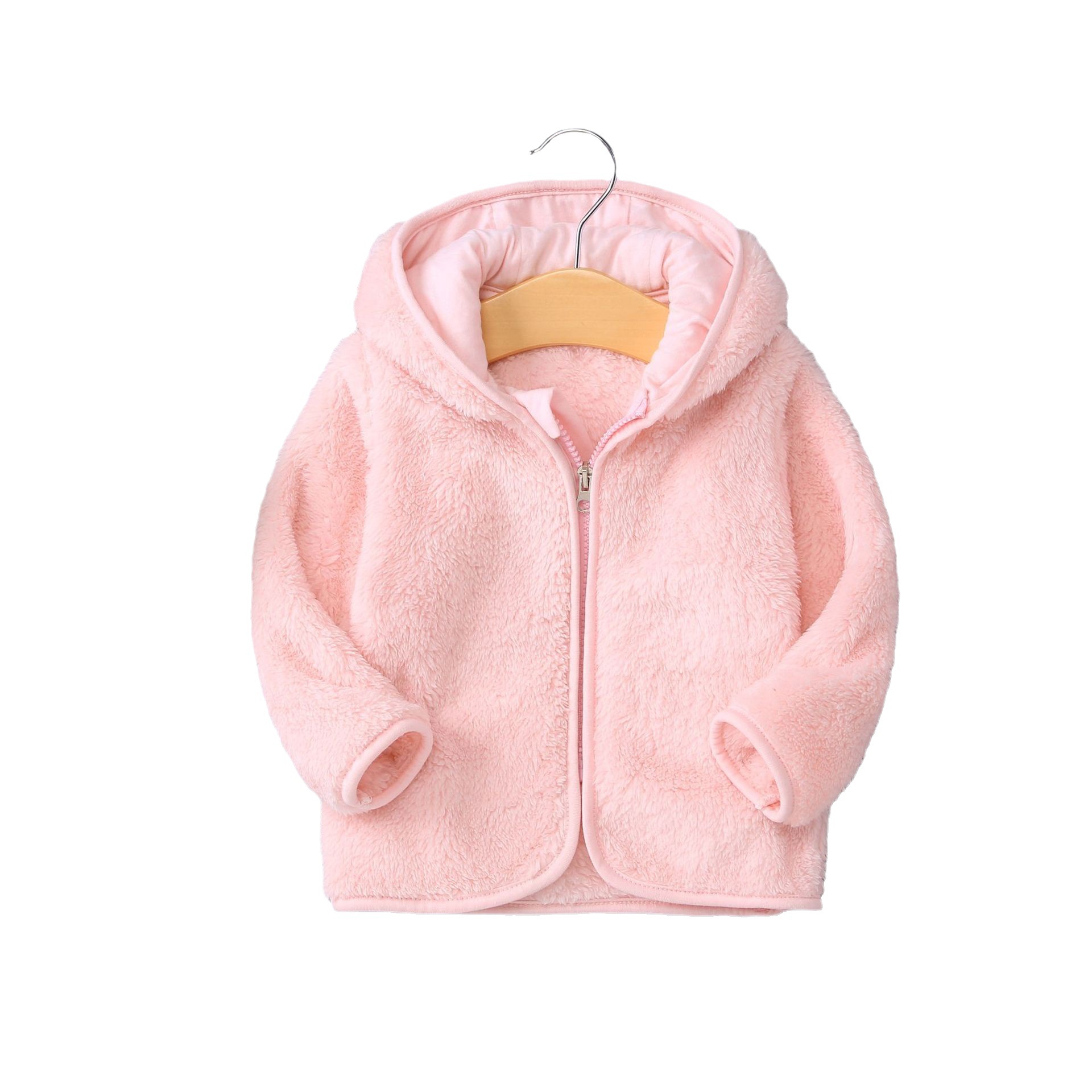 Picture of Girls' Coat Spring Autumn and Winter Children's Baby fleece-lined Thickened Boys' Plush Baby Coat Western Style Warm Top