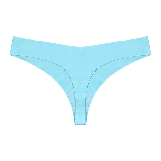 Picture of European and American Cross-border Pregnant Women's plus size Traceless Women's Underwear Class A Ice Silk Breathable Sports Low Waist Naked Briefs for Women