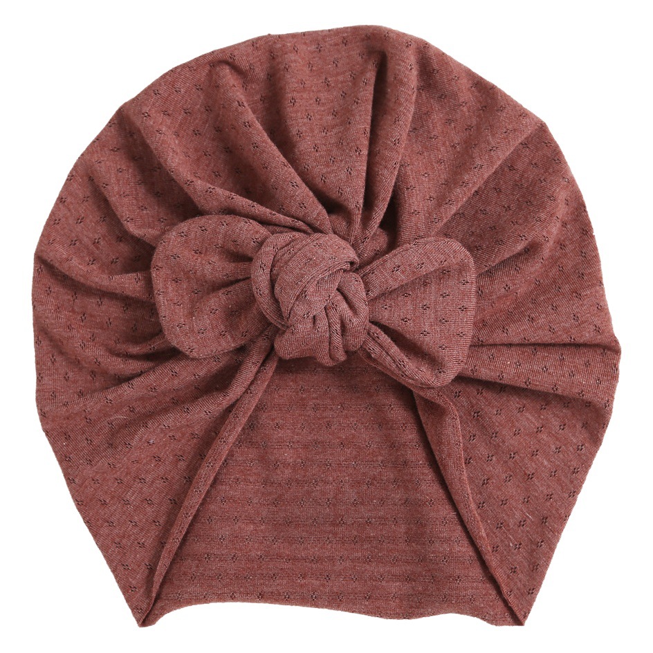 European and American style baby cute hat new spring and autumn baby Indian fetal hat bow children's turf hat wholesale