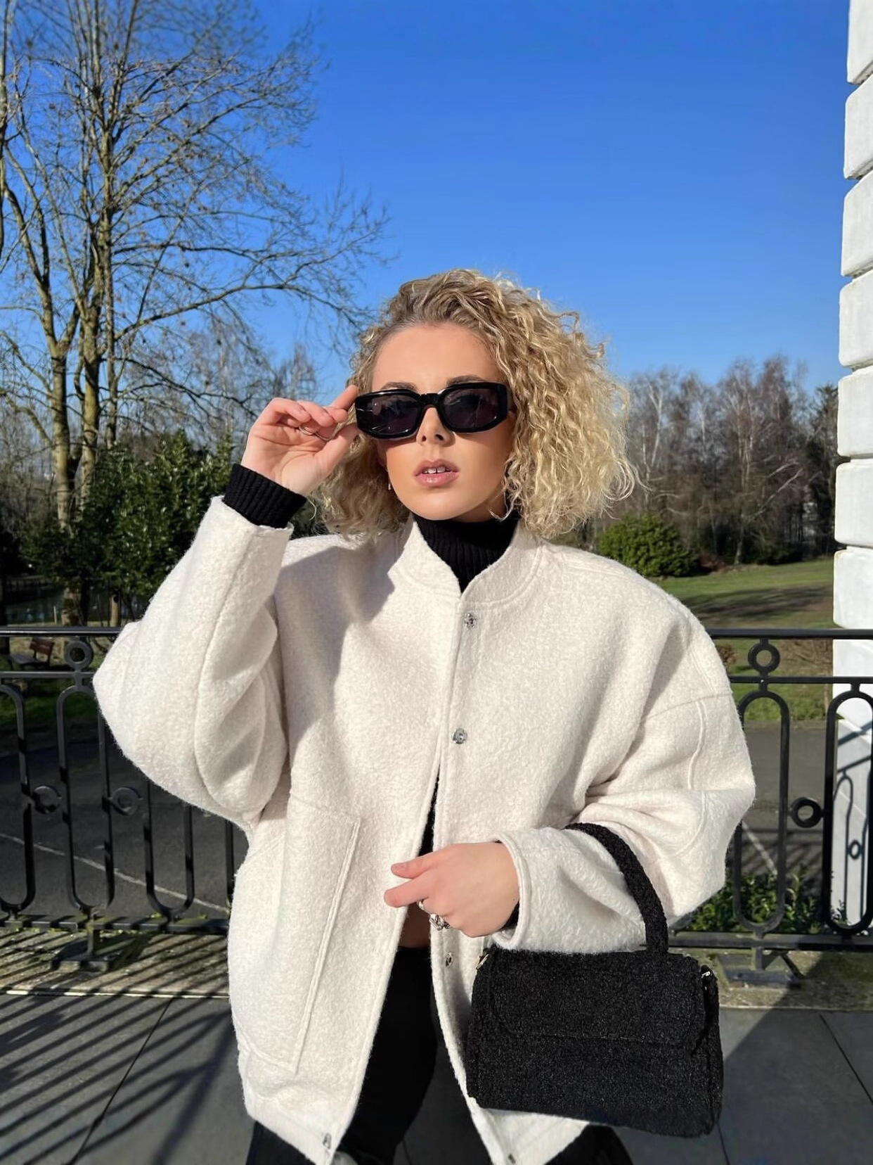 Cross-Border Foreign Trade Women's Clothing 2025 Autumn New Simple Fashion Stand Collar Pocket Embellished Solid Color Cardigan Jacket Coat Top