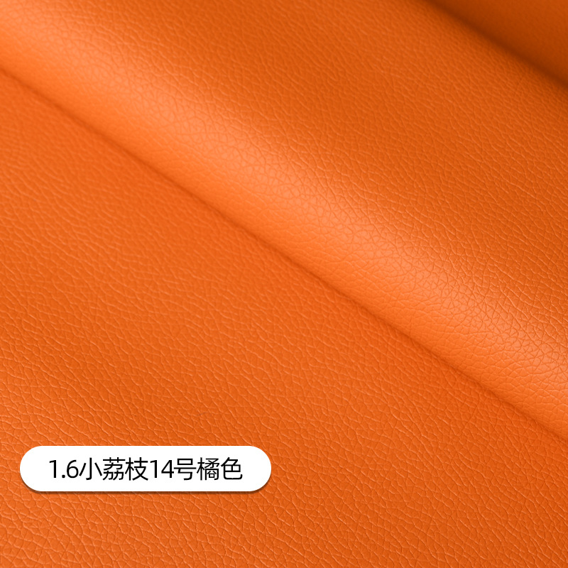 Picture of Litchi Pattern Pu Leather Fabric Pu Leather Artificial Leather Factory Leather Label Self-Adhesive Sofa Repair Subsidy Leather Patch