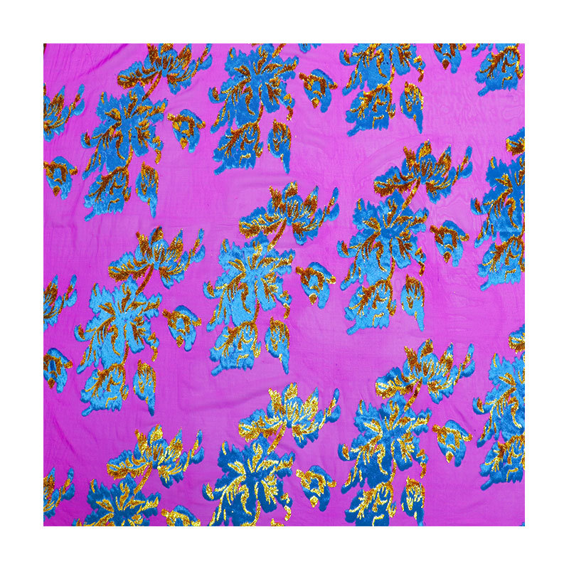 Picture of Factory Wholesale Woven Velvet Jacquard Brocade Velvet Fabric Haute Couture Dress Dress Cheongsam
