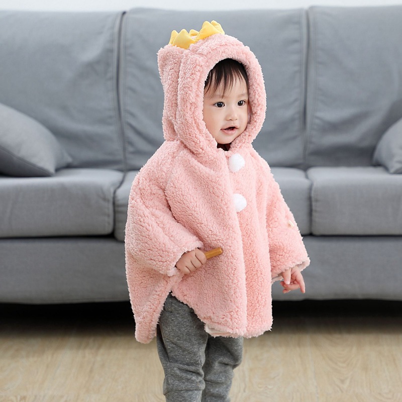 Picture of Cross-Border Baby Cape Cloak Windproof Outdoor Windbreaker Children's Coat Autumn and Winter Baby Shawl Thickened and Warm
