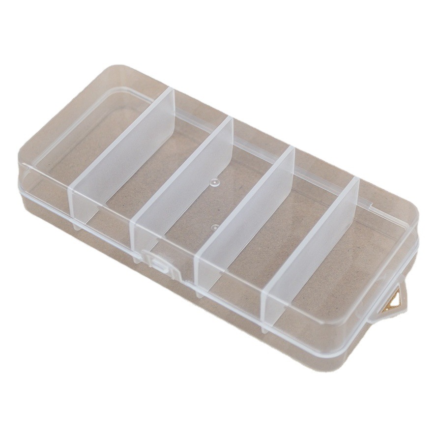 PP Transparent Multi-grid Beads Wax Bracelet Sub-packaging Storage Box Insulation Material Heat Shrink Tube Fishing Gear Packaging Amazon