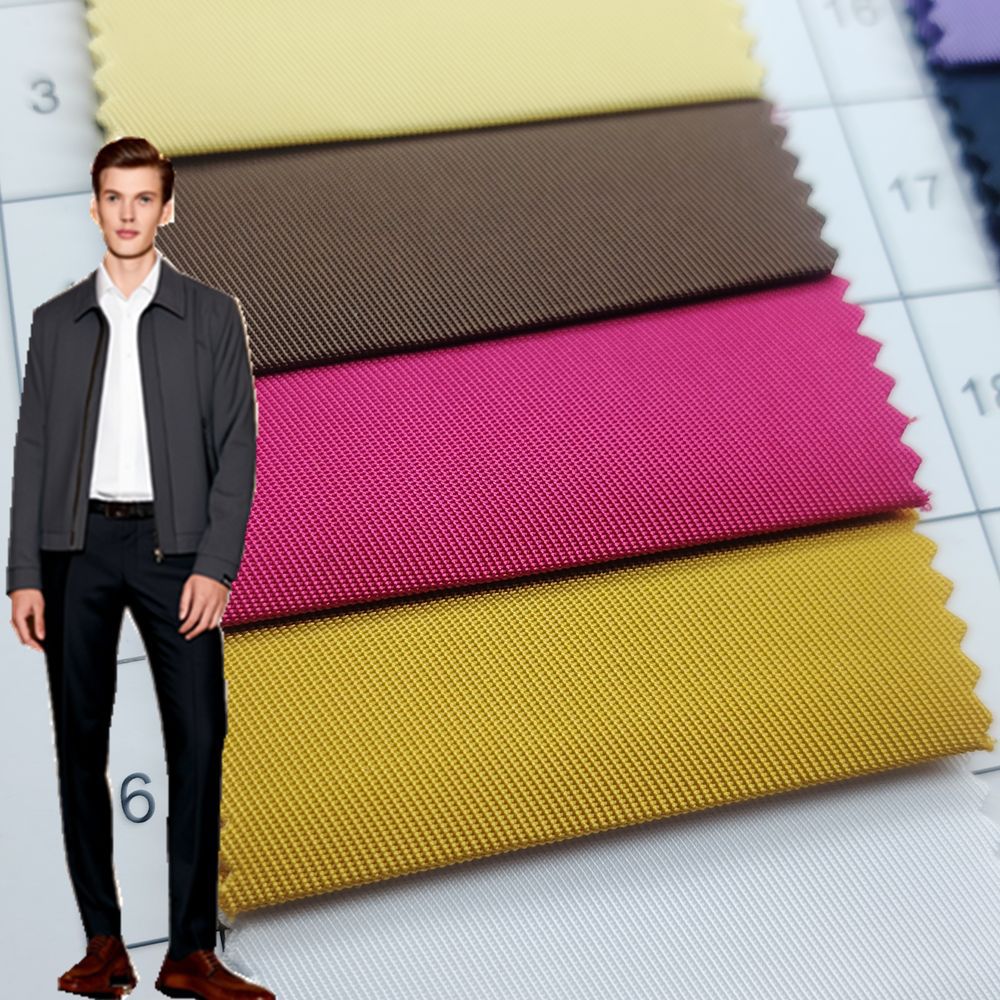 150D Twill Imitation Memory Twill Fabric Thickened Waterproof Structured Casual Jacket Business Men's Clothing Memory Fabric
