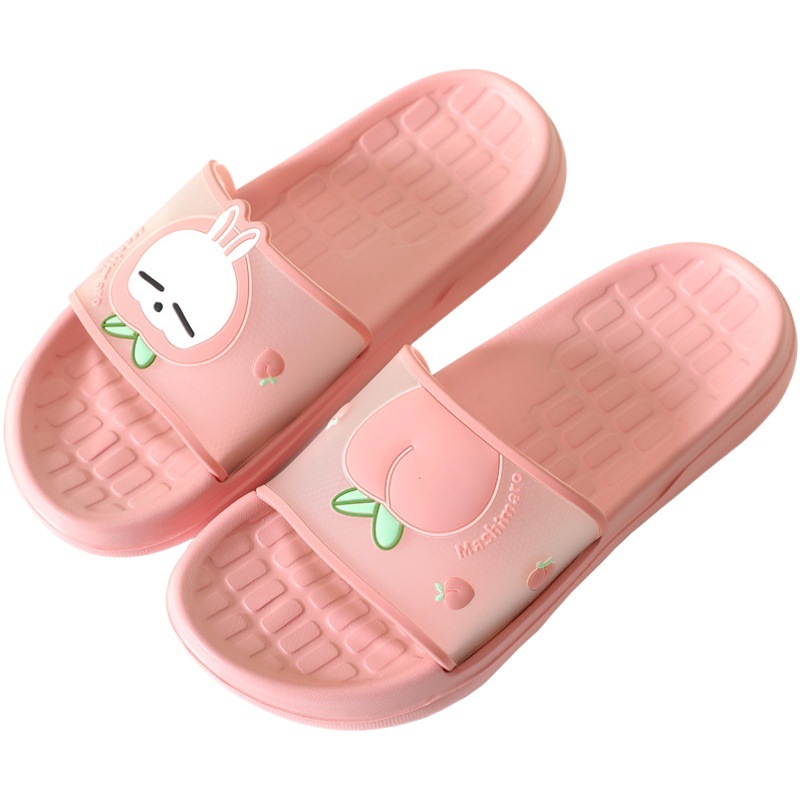 Bug Rabbit Home Sandals and Slippers for Women Summer Outer Wear Non-slip Soft Bottom Indoor Bath Bathroom EVA Couple Slippers for Men