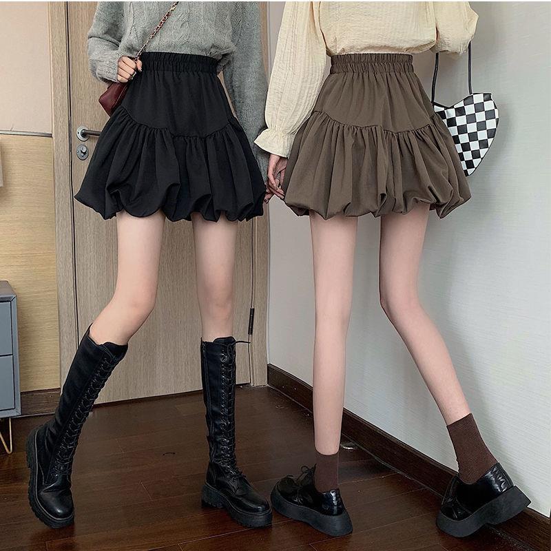 Designed Puffy Skirt 2025 New Early Autumn Chic Sweet and Spicy Skirt Spring and Autum A-Line Skirt Women's Clothing