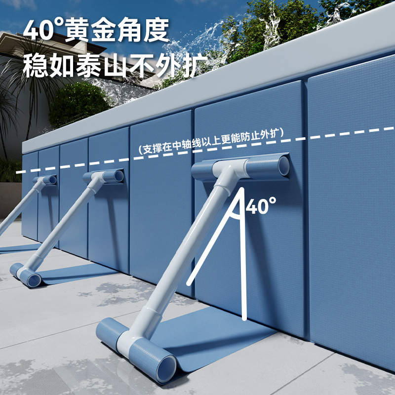 Picture of New Outdoor Inflatable Swimming Pool Folding Swimming Pool Courtyard Children's Paddling Pool Ball Pool Free Installation Swimming Pool