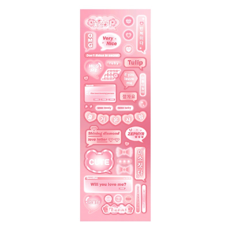Wholesale evaluation card suit original cute goo card stickers Korean laser hand account cartoon PVC stickers decorative stickers