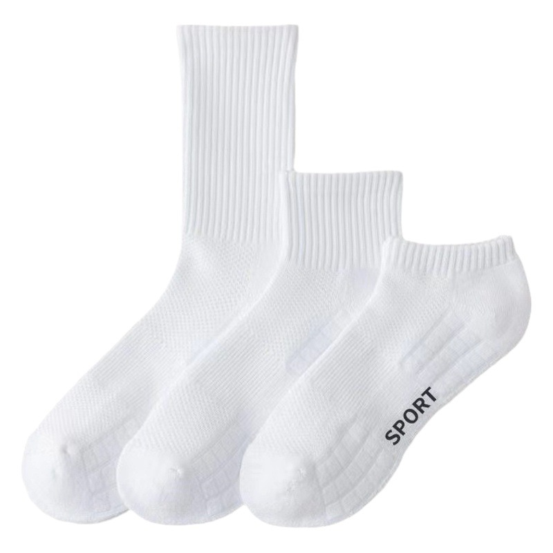 Thick Terry bottom sports socks massage bottom deodorant Terry socks shock absorption breathable towel socks mid-calf socks wholesale