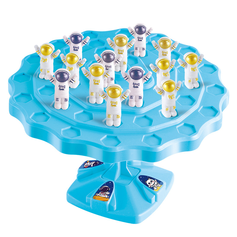 Picture of Spaceman balance tree parent-child desktop stand-on leisure interactive toys children's educational Jenga desktop game