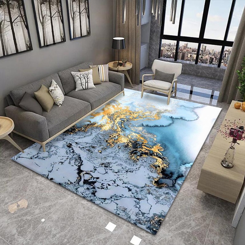 Picture of Home Carpet Simple Nordic ins Style Office Carpet Full Bed Floor Mat Bedroom Living Room Carpet Floor Mat