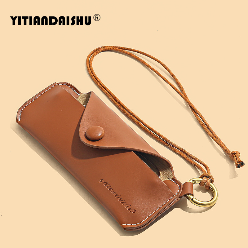 Picture of Cross-Border Trendy Products Supply Portable Glasses Shoulder Bag Mirror Case Sunglasses Case New Glasses Case Glasses Bag Protection Halter