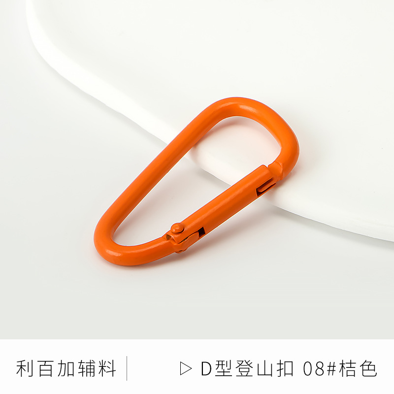 Picture of Color paint No. 5 gourd-shaped carabiner aluminum alloy jewelry accessories hand-adjusted water bottle keychain