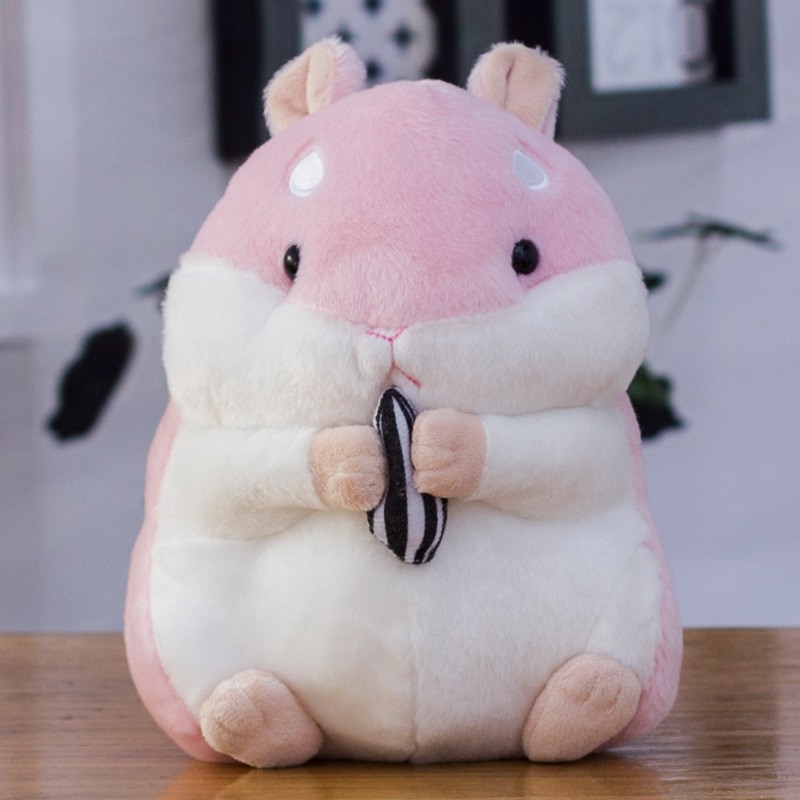 Picture of Cute Plush Toy Doll, Children's Comfort Doll, Birthday Gift for Girlfriend, Wholesale Melon Seed Hamster
