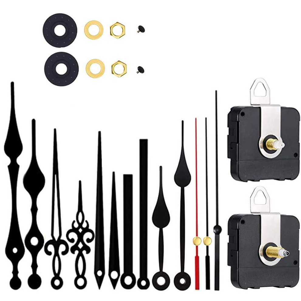 Picture of Cross-border hot selling DIY clock movement mute wall clock accessories clock Wall watch core mechanism 2 Movement +5 sets of clock needle