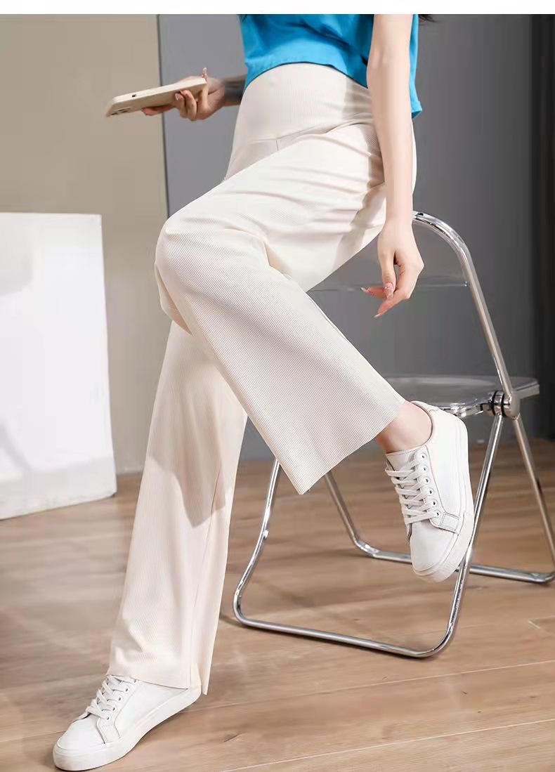 Picture of Pregnant Women's Pants Summer Thin Wide-leg Pants Leggings Cold Autumn Pants Elastic Spring and Autumn Thick Pregnant