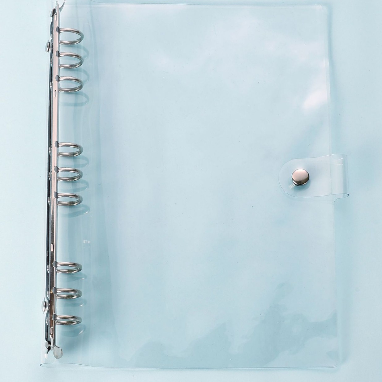 Picture of Spot Loose-Leaf Book Shell Notebook Simple Pvc Hand Ledger A5A6A4A7B5 Notepad Transparent Loose-Leaf Book